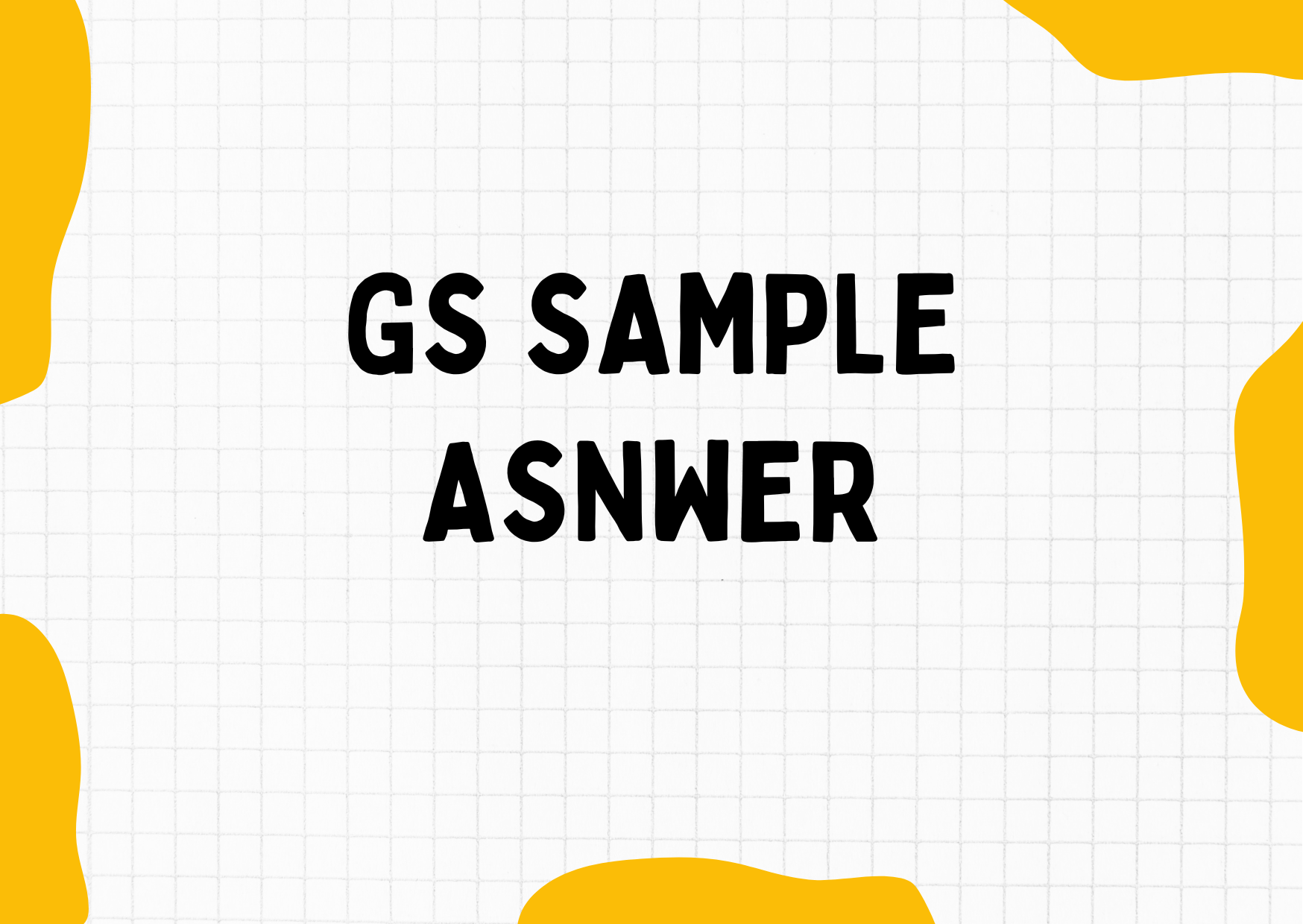 Sample GS Evaluated Copy